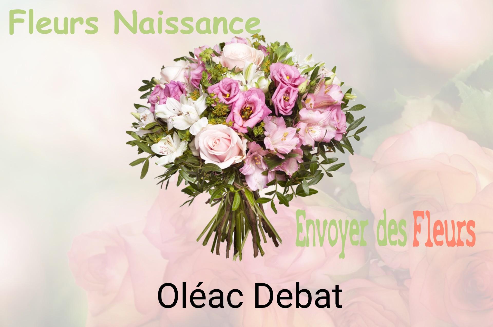Bouquet de fleurs de naissance livré à Oléac-Debat